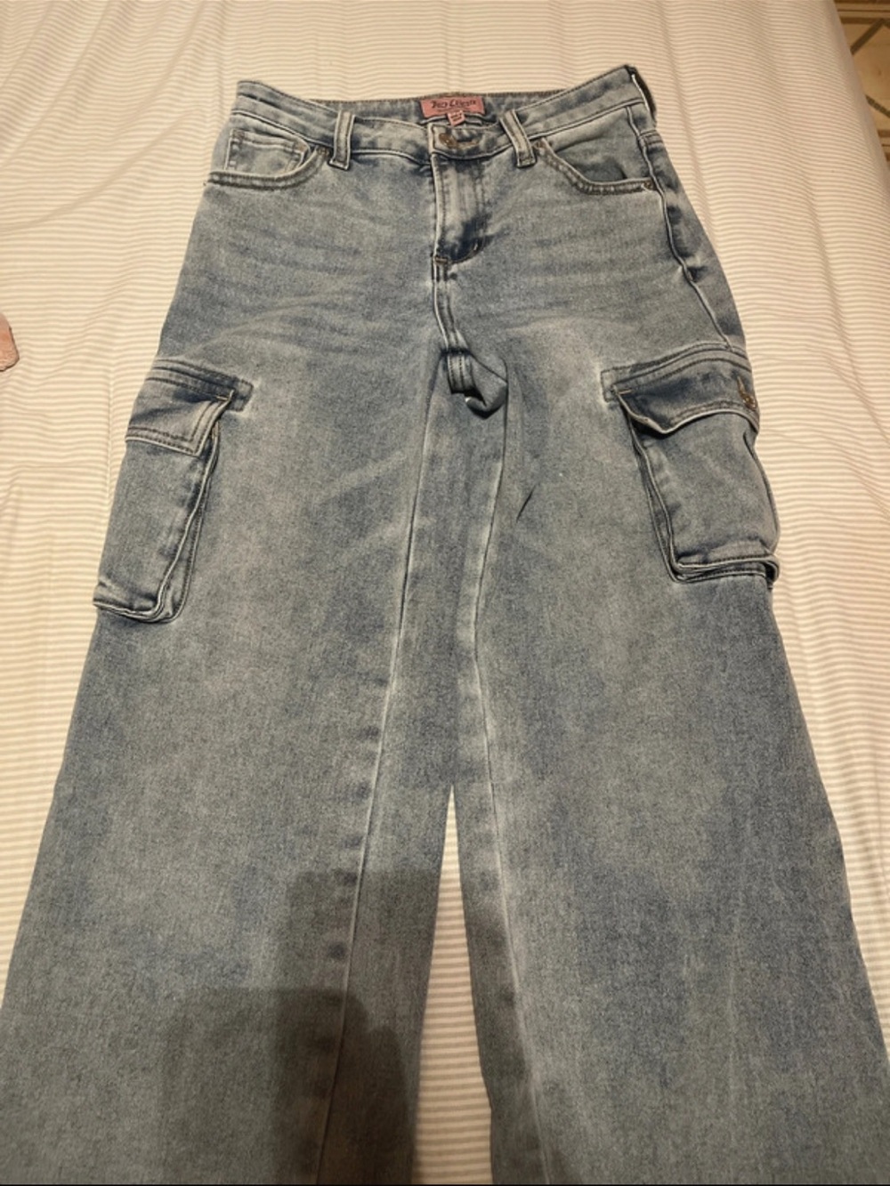 Juicy Couture Light Blue Denim Jeans with Pink Label